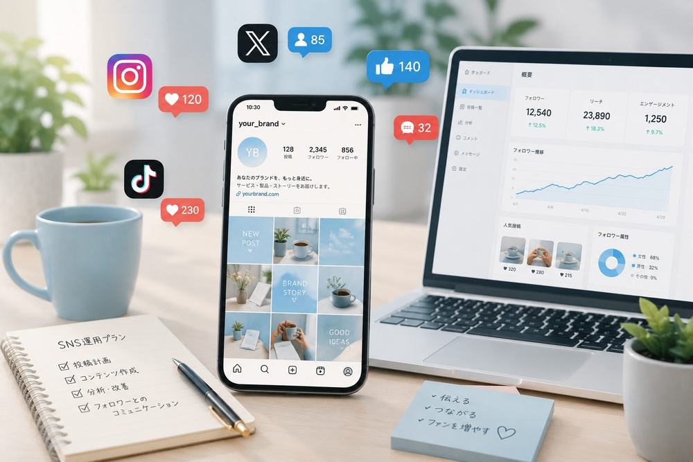 SNS運用のイメージ
